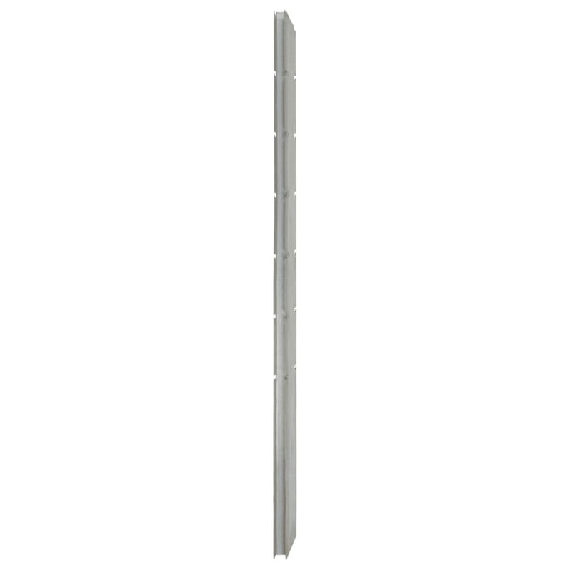 Load image into Gallery viewer, VidaXL Schuttingpalen 10 st 180 cm gegalvaniseerd staal zilverkleurig

