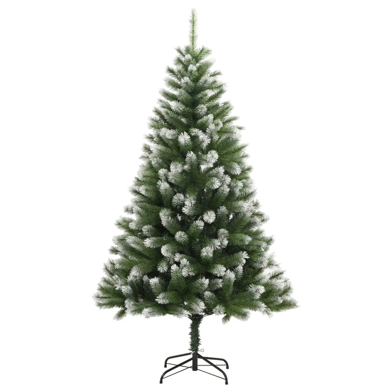 Load image into Gallery viewer, Vidaxl kunstkerstboom met scharnieren en sneeuw 150 cm
