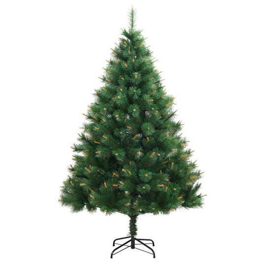 Vidaxl kunstkerstboom met scharnieren en standaard 180 cm