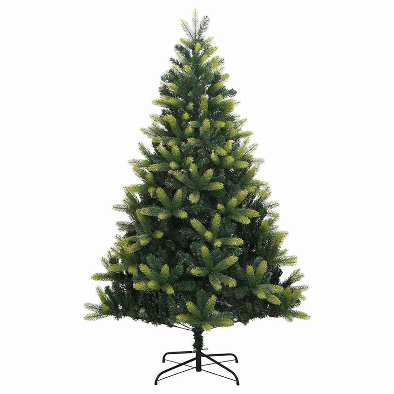 Load image into Gallery viewer, Vidaxl kunstkerstboom met scharnieren en standaard 210 cm
