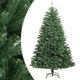 Vidaxl kunstkerstboom met scharnieren met standaard 120 cm groen