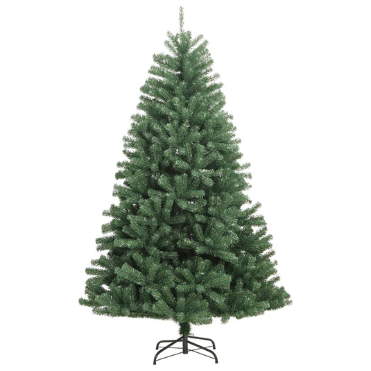 Vidaxl kunstkerstboom met scharnieren met standaard 120 cm groen