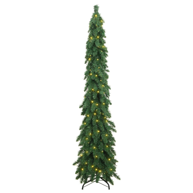 Load image into Gallery viewer, VidaXL Kunstkerstboom met verlichting 100 LED's 180 cm
