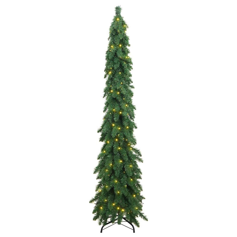 Load image into Gallery viewer, Vidaxl kunstkerstboom met verlichting 130 led's 210 cm
