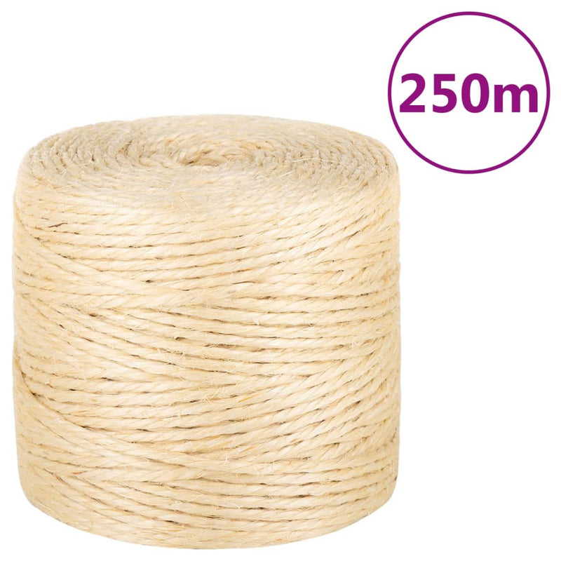 Load image into Gallery viewer, Vidaxl touw 4 mm 250 m 100% sisal
