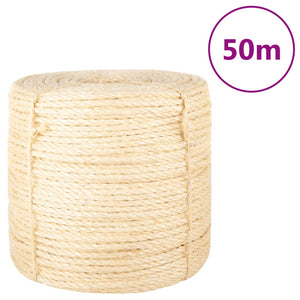 Vidaxl touw 6 mm 50 m 100% sisal