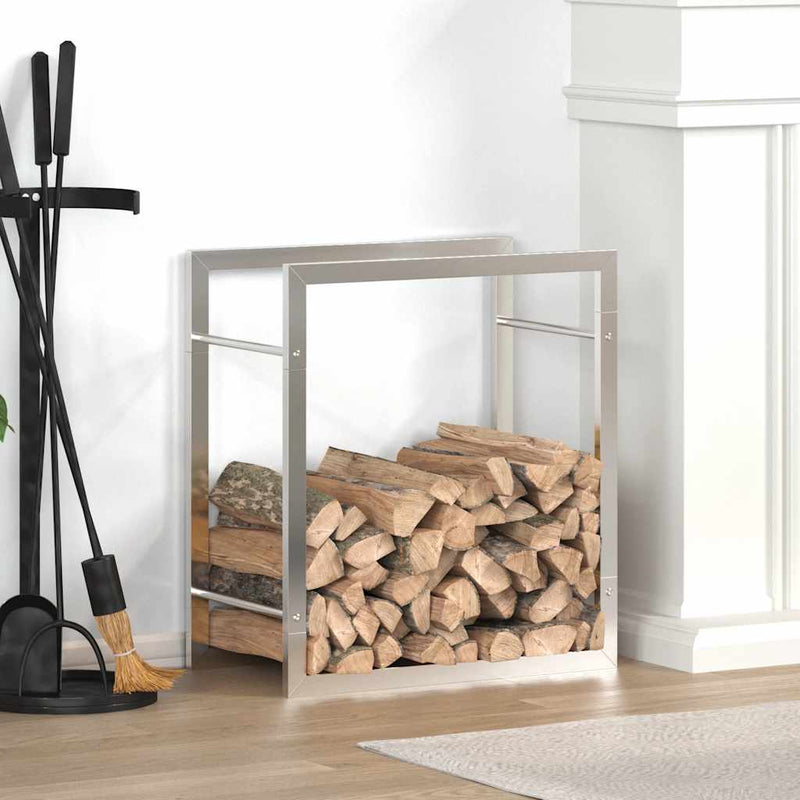 Load image into Gallery viewer, Vidaxl haardhoutrek 50x28x56 cm roestvrij staal
