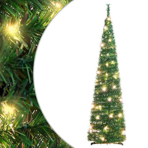 Vidaxl kunstkerstboom pop-up 50 led's 120 cm groen