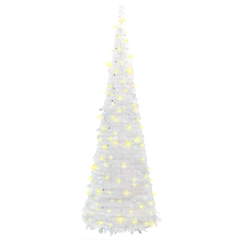 Afbeelding laden in galerijviewer, Vidaxl kunstkerstboom pop-up 100 led's 150 cm wit
