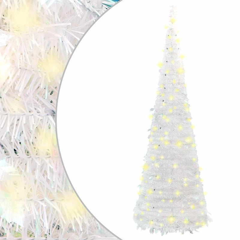 Chargez l'image dans la visionneuse de la galerie, Vidaxl kunstkerstboom pop-up 150 led's 180 cm wit

