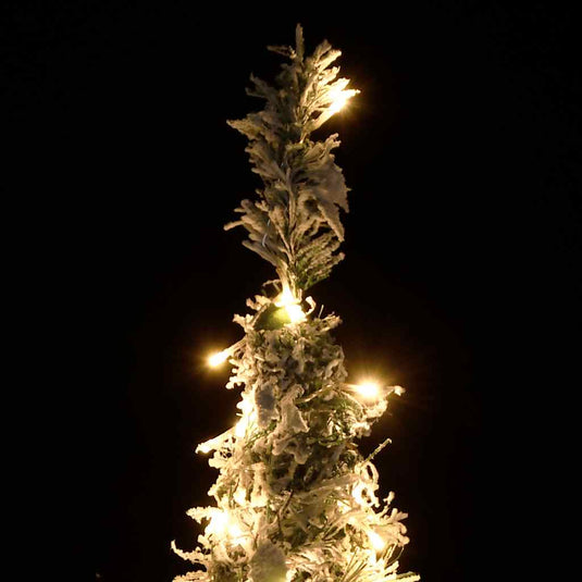 Vidaxl kunstkerstboom pop-up met sneeuw 100 led's 150 cm