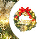 VidaXL Kerstkrans met 35 LED's 60 cm groen