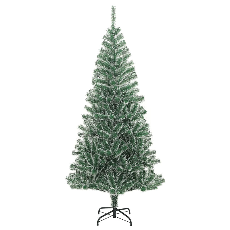 Load image into Gallery viewer, Vidaxl kunstkerstboom met sneeuw 210 cm groen
