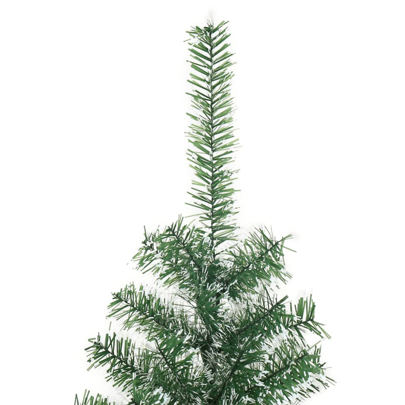 Load image into Gallery viewer, Vidaxl kunstkerstboom met sneeuw 210 cm groen
