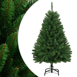 Vidaxl kunstkerstboom met scharnieren en standaard 150 cm