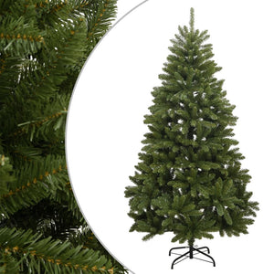 Vidaxl kunstkerstboom met scharnieren en standaard 270 cm groen