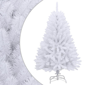 Vidaxl kunstkerstboom met scharnieren en standaard 150 cm wit