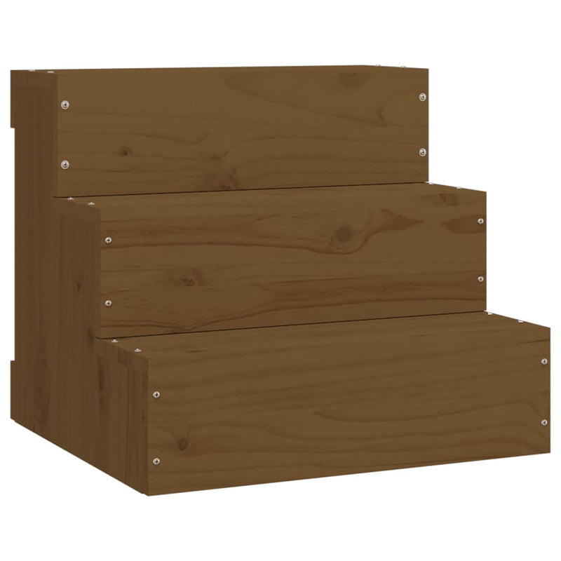 Load image into Gallery viewer, VidaXL Huisdierentrap 40x37,5x35 cm massief grenenhout honingbruin
