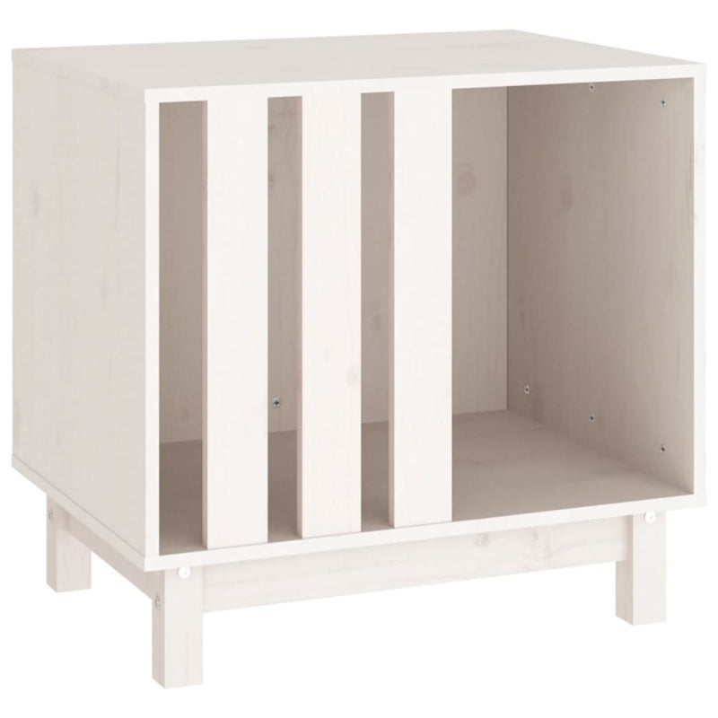 Load image into Gallery viewer, Vidaxl hondenhok 60x45x57 cm massief grenenhout wit
