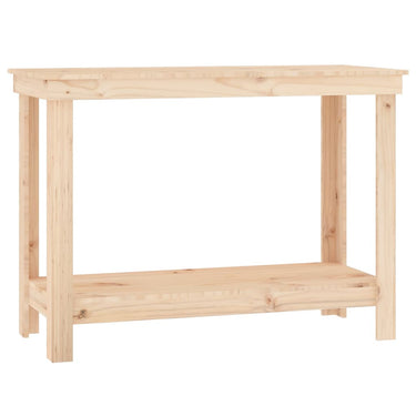 Vidaxl werkbank 110x50x80 cm massief grenenhout