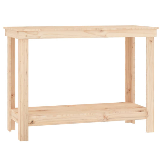 Vidaxl werkbank 110x50x80 cm massief grenenhout