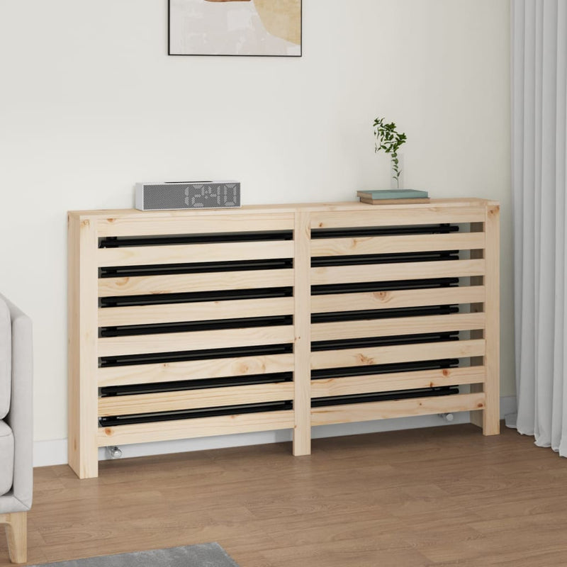 Load image into Gallery viewer, Vidaxl radiatorombouw 153x19x84 cm massief grenenhout
