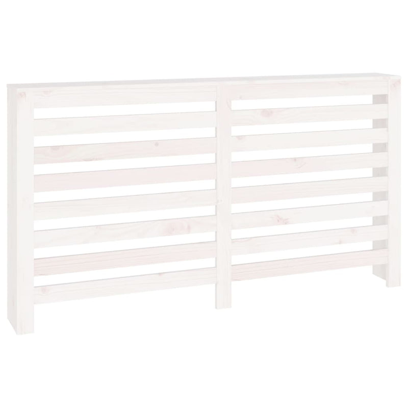 Load image into Gallery viewer, Vidaxl radiatorombouw 153x19x84 cm massief grenenhout wit
