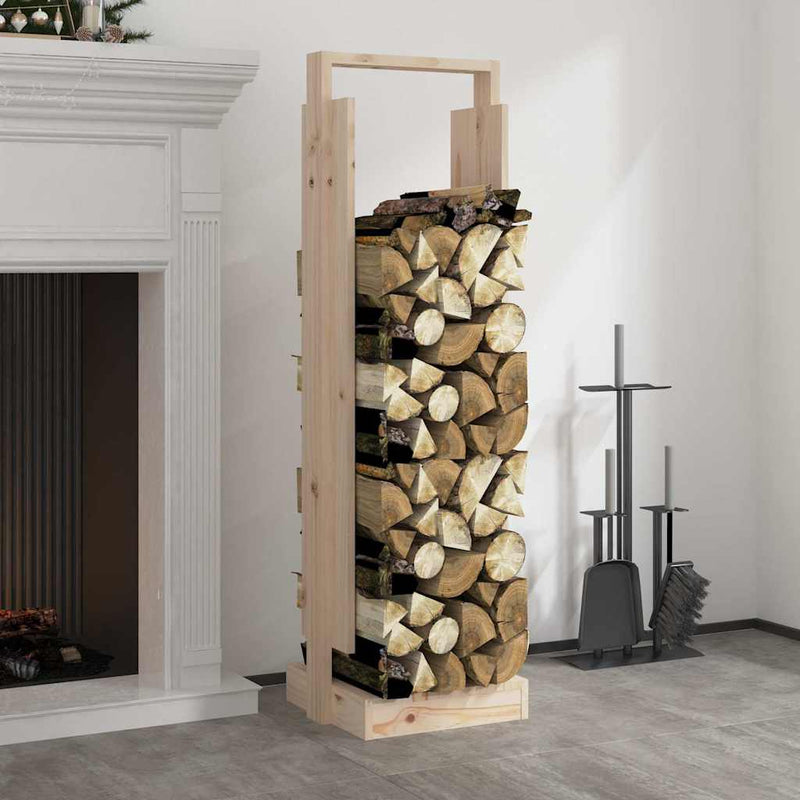 Afbeelding laden in galerijviewer, Vidaxl houtblokhouder 33,5x30x110 cm massief grenenhout
