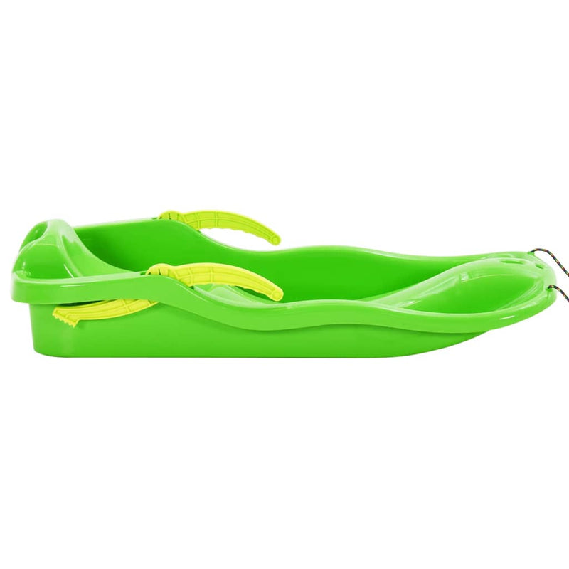 Load image into Gallery viewer, Vidaxl slee met remmen 87x40x18 cm polypropeen groen
