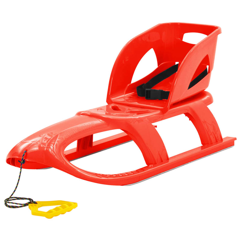 Load image into Gallery viewer, Vidaxl slee met zitje 102,5x40x23 cm polypropeen rood
