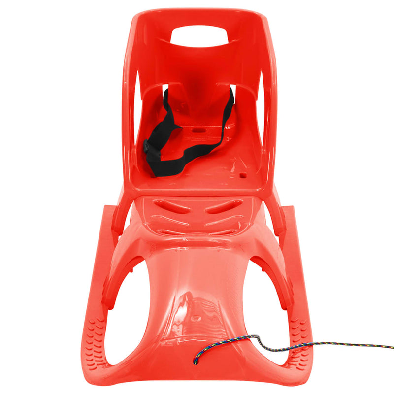 Load image into Gallery viewer, Vidaxl slee met zitje 102,5x40x23 cm polypropeen rood
