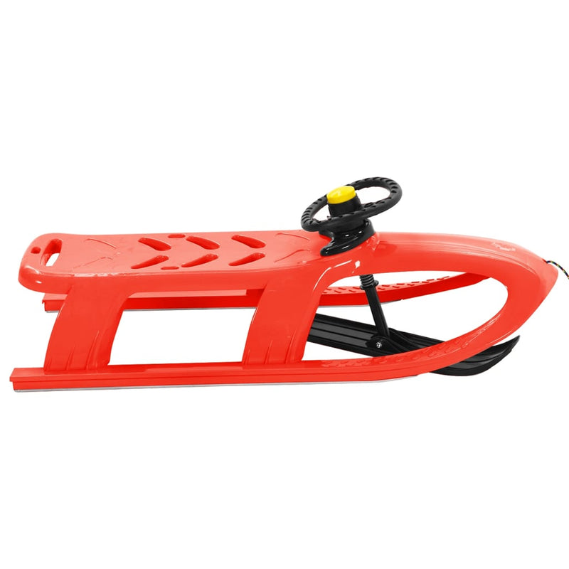 Load image into Gallery viewer, Vidaxl slee met stuur 102,5x40x23 cm polypropeen rood
