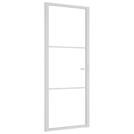Vidaxl binnendeur 83x201,5 cm esg-glas en aluminium wit