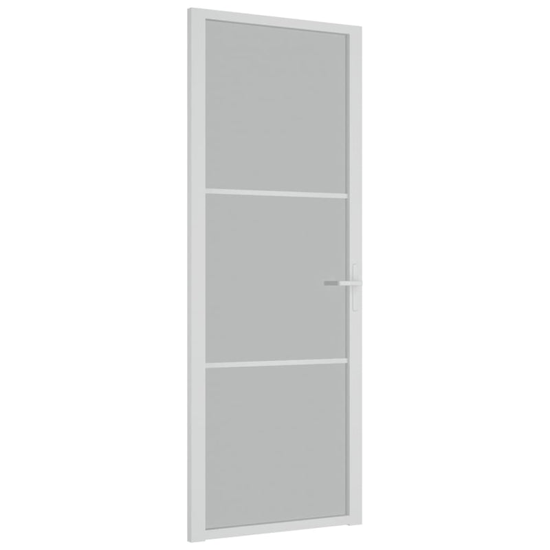 Load image into Gallery viewer, Vidaxl binnendeur 76x201,5 cm matglas en aluminium wit
