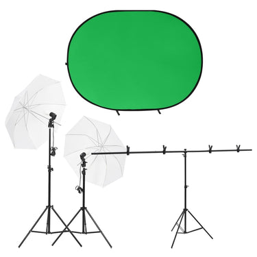 Vidaxl fotostudioset met verlichtingsset en achtergrondscherm