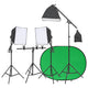 Vidaxl fotostudioset met verlichtingsset en achtergrondscherm