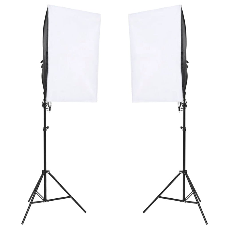 Load image into Gallery viewer, Vidaxl fotostudioset met verlichtingsset en achtergrondscherm
