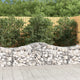 VidaXL Schanskorven 7 st gewelfd 200x50x60 80 cm gegalvaniseerd ijzer