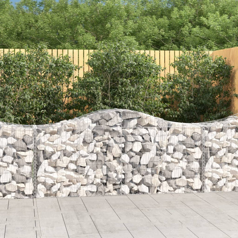 Load image into Gallery viewer, VidaXL Schanskorven 10 st gewelfd 200x50x80 100 cm ijzer
