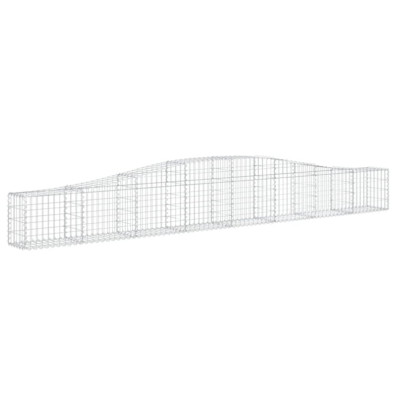 Load image into Gallery viewer, VidaXL Schanskorven 10 st gewelfd 400x30x40 60 cm ijzer
