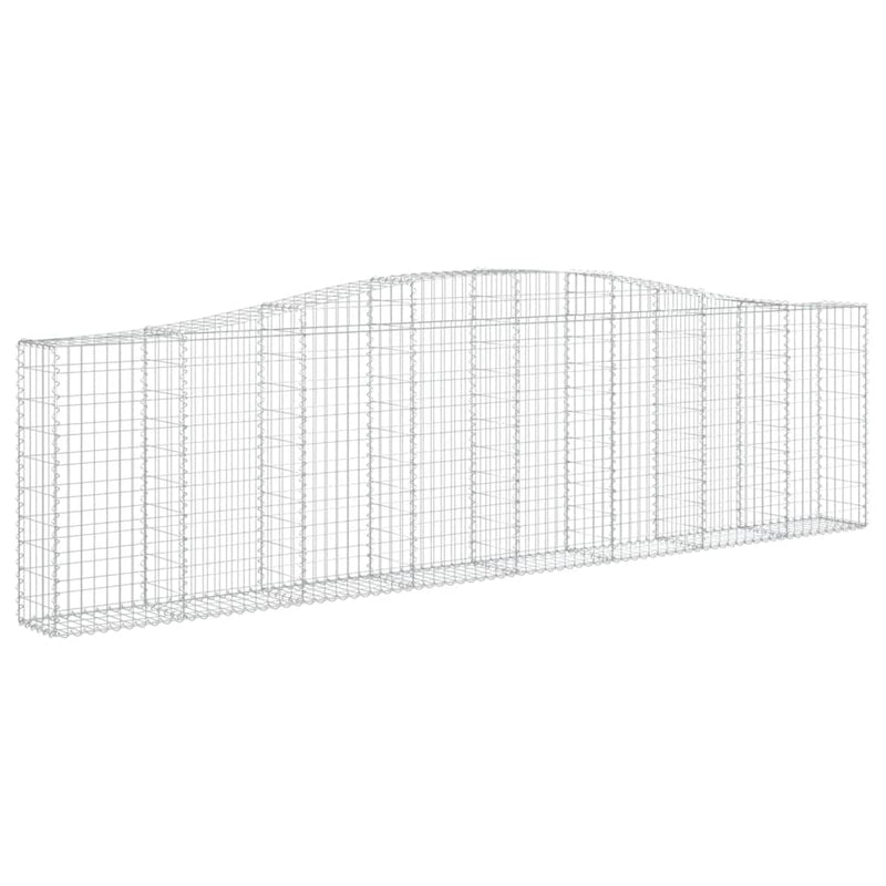 Load image into Gallery viewer, VidaXL Schanskorven 2 st gewelfd 400x30x100 120 cm ijzer
