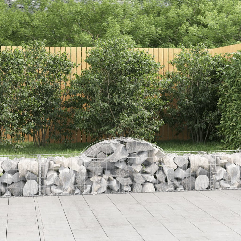 Load image into Gallery viewer, VidaXL Schanskorven 20 st gewelfd 200x50x40 60 cm ijzer
