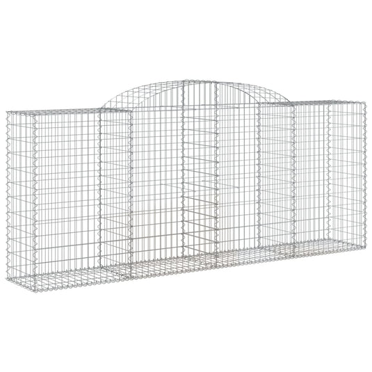 VidaXL Schanskorven 6 st gewelfd 300x50x120 140 cm ijzer