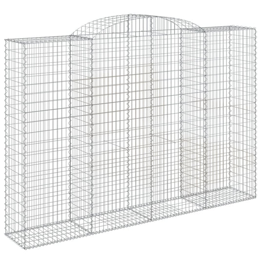 VidaXL Schanskorven 4 st gewelfd 300x50x200 220 cm ijzer