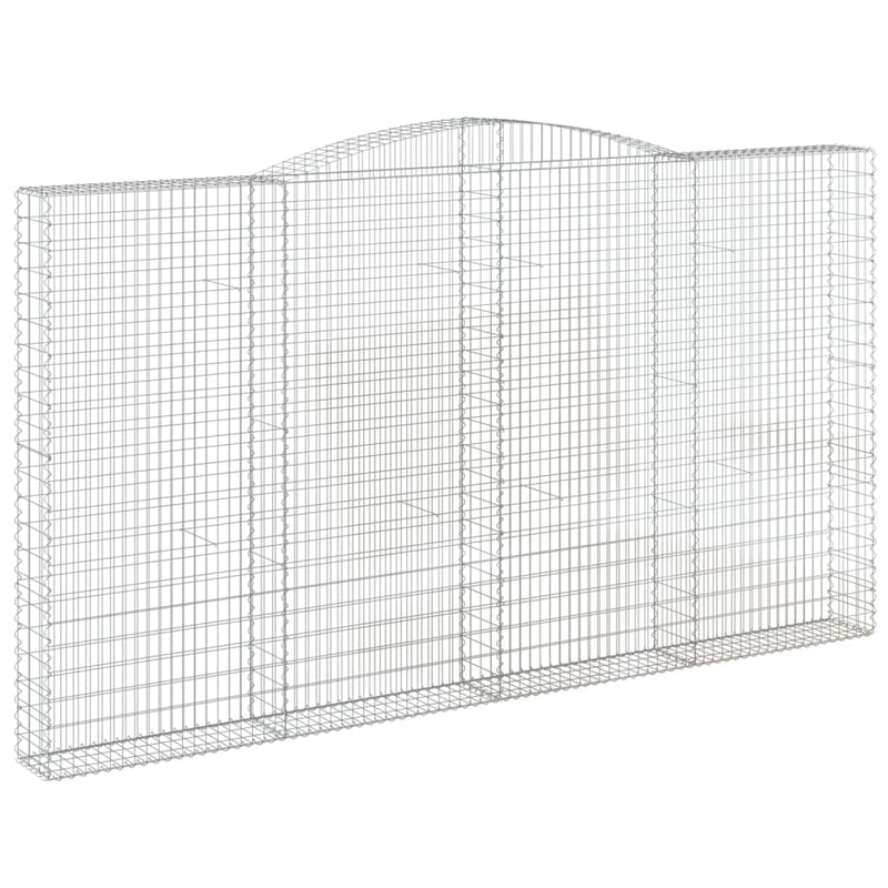 Load image into Gallery viewer, VidaXL Schanskorven 4 st gewelfd 400x30x220 240 cm ijzer
