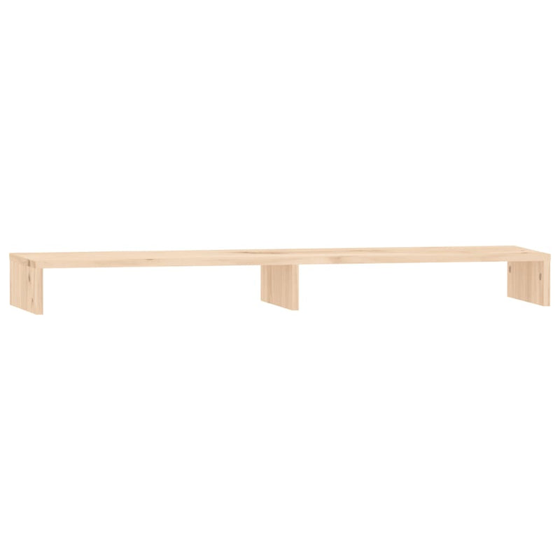 Afbeelding laden in galerijviewer, Vidaxl monitorstandaard 100x27x10 cm massief grenenhout
