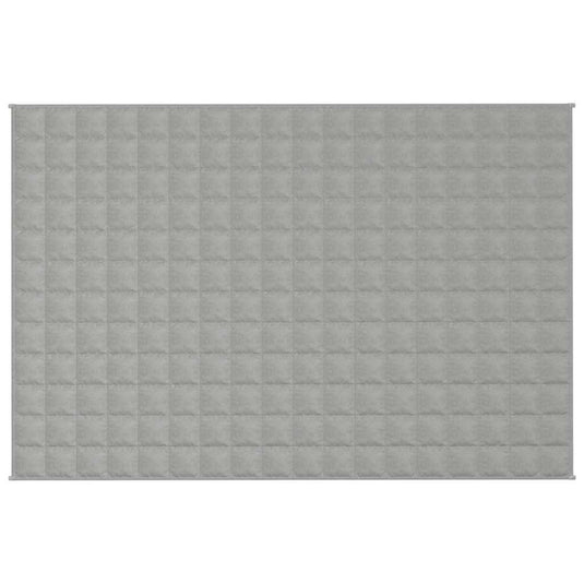 Vidaxl verzwaringsdeken 120x180 cm 5 kg stof grijs
