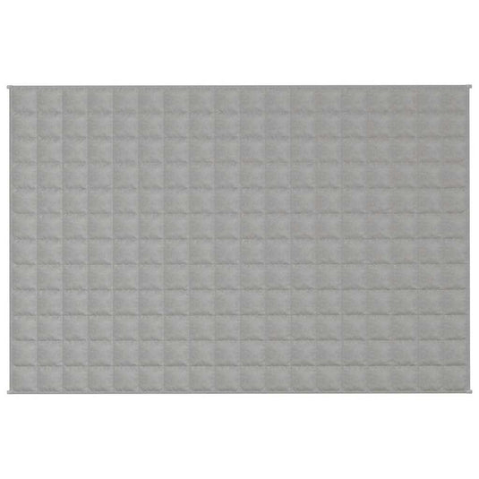 Vidaxl verzwaringsdeken 120x180 cm 9 kg stof grijs