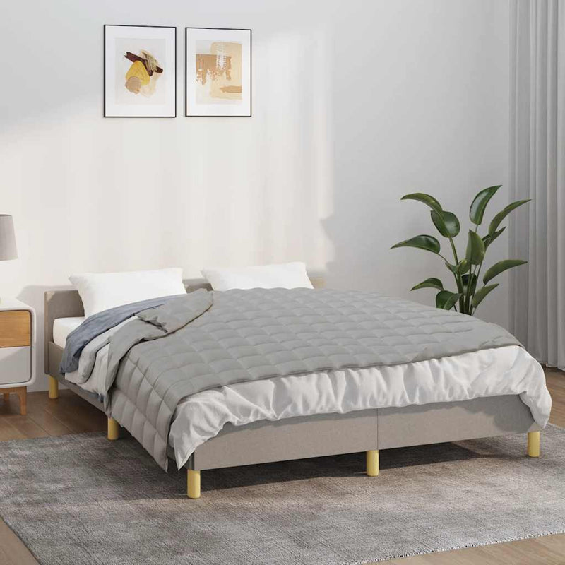 Load image into Gallery viewer, Vidaxl verzwaringsdeken 120x180 cm 9 kg stof grijs
