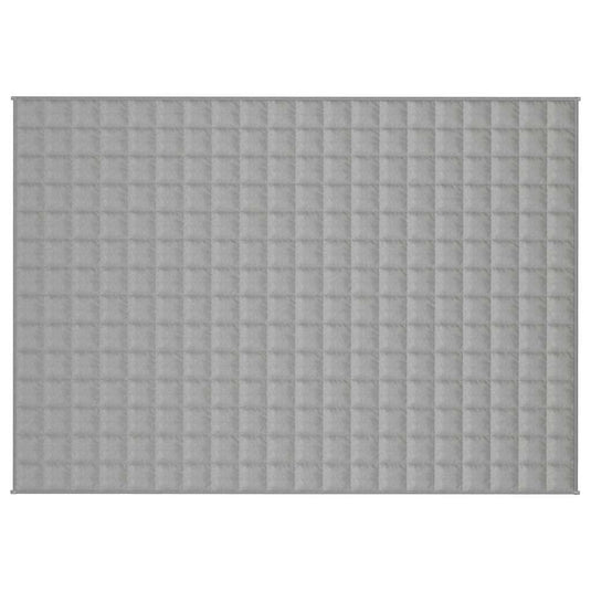 Vidaxl verzwaringsdeken 138x200 cm 6 kg stof grijs